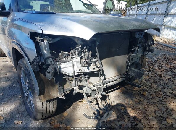 5TFVC5DBXRX078327 2024 TOYOTA TUNDRA HYBRID Silver Front view