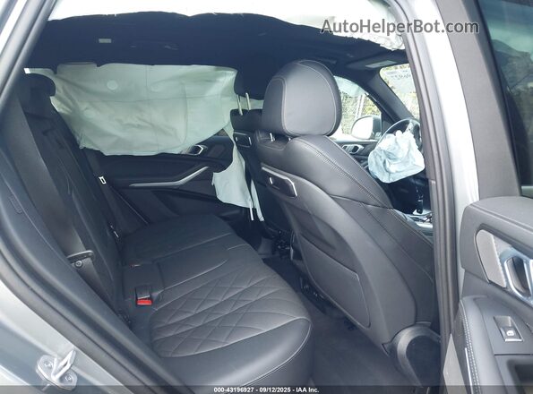 5UX13EU01R9V12165 2024 BMW X5 Silver VIN sticker view