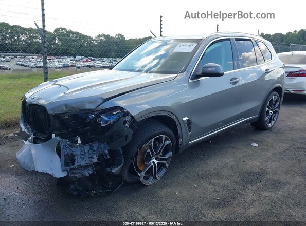 5UX13EU01R9V12165 2024 BMW X5 Silver Front left