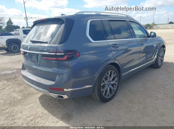 5UX23EM02P9R91424 2023 BMW X7 Gray Հետևի աջ