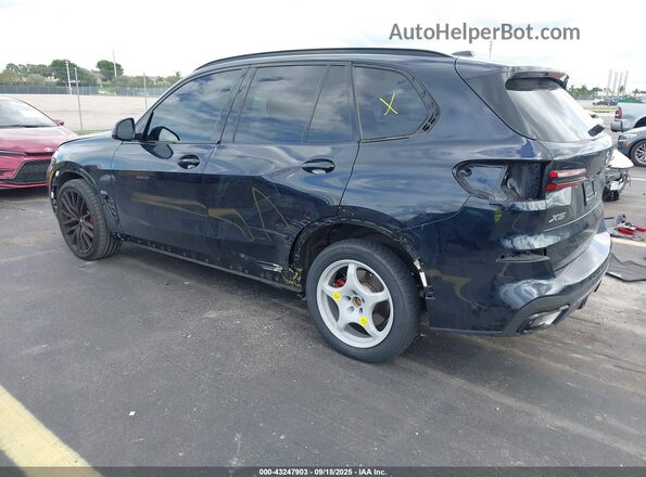 5UX23EU04R9V06803 2024 BMW X5 Dark Blue Rear left
