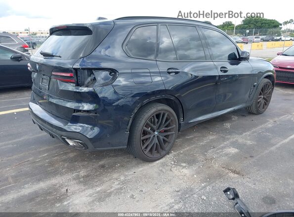 5UX23EU04R9V06803 2024 BMW X5 Dark Blue Rear right