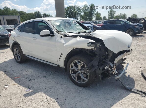 5UX2V1C05M9F94289 2021 BMW X4 White Przód prawy