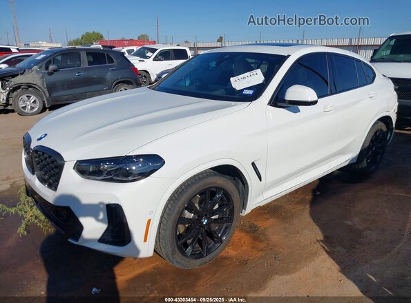 5UX33DT07S9019942 2025 BMW X4 White Передня ліва чверть