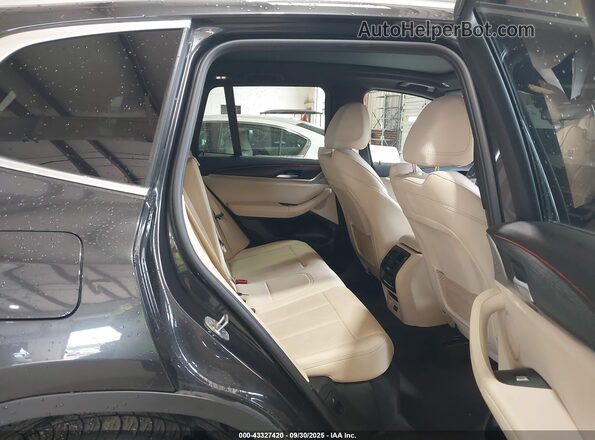 5UX43DP01N9L40264 2022 BMW X3 Gray VIN sticker view