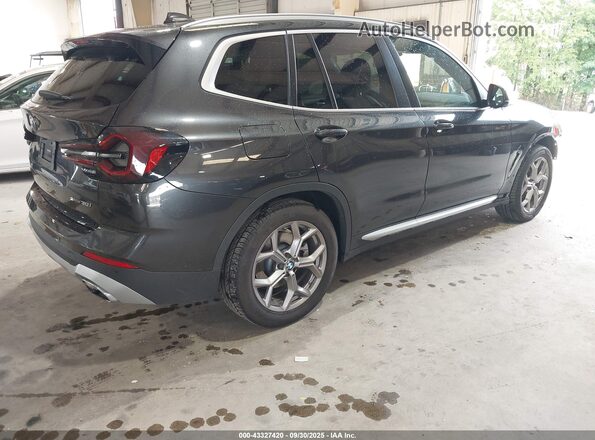 5UX43DP01N9L40264 2022 BMW X3 Gray Rear right