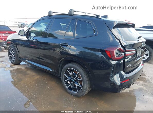 5UX43DP01R9U82989 2024 BMW X3 Black Rear left