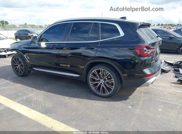 5UX43DP02R9U15141 2024 BMW X3 Black Задня ліва чверть