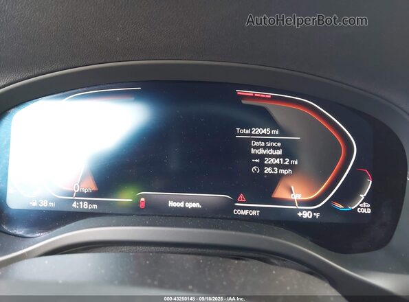5UX43DP02R9U15141 2024 BMW X3 Black Вид задніх сидінь