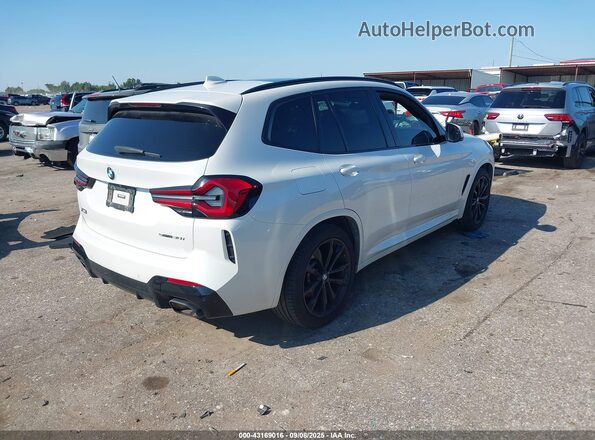 5UX43DP08P9P16445 2023 BMW X3 White Tył prawy