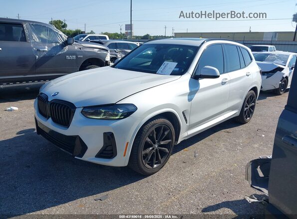 5UX43DP08P9P16445 2023 BMW X3 White Przód lewy
