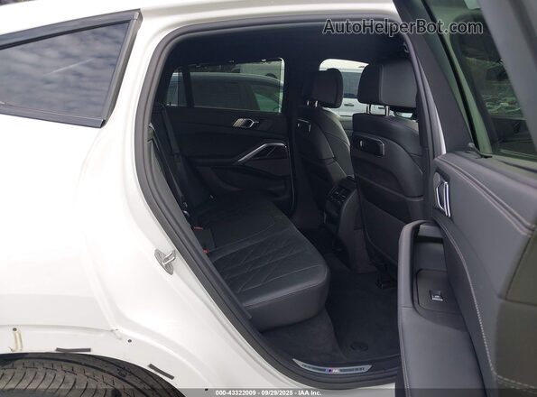 5UX43EX00R9T36315 2024 BMW X6 White VIN sticker view