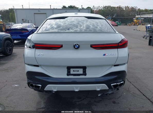 5UX43EX00R9T36315 2024 BMW X6 White 