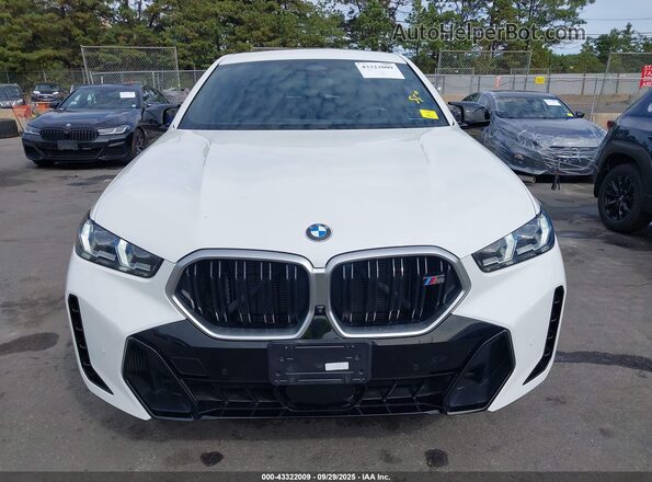 5UX43EX00R9T36315 2024 BMW X6 White Rear interior view