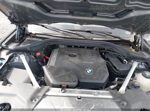 5UX53DP02R9U82987 2024 BMW X3 Серый Вид сзади