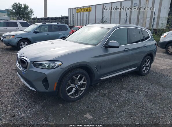 5UX53DP02R9U82987 2024 BMW X3 Серый Передняя левая четверть