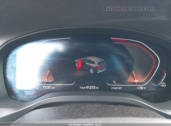 5UX53DP02R9U82987 2024 BMW X3 Серый Вид задних сидений
