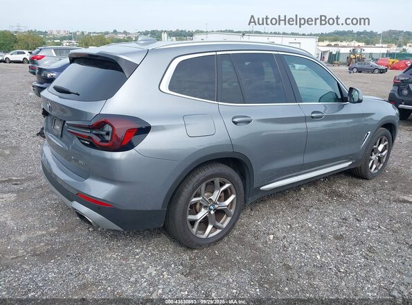 5UX53DP02R9U82987 2024 BMW X3 Серый Задняя правая четверть