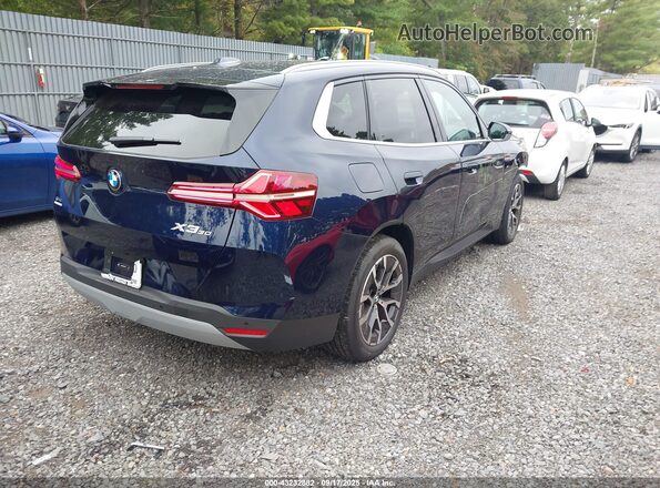 5UX53GP07S9127319 2025 BMW X3 Blue Rear right