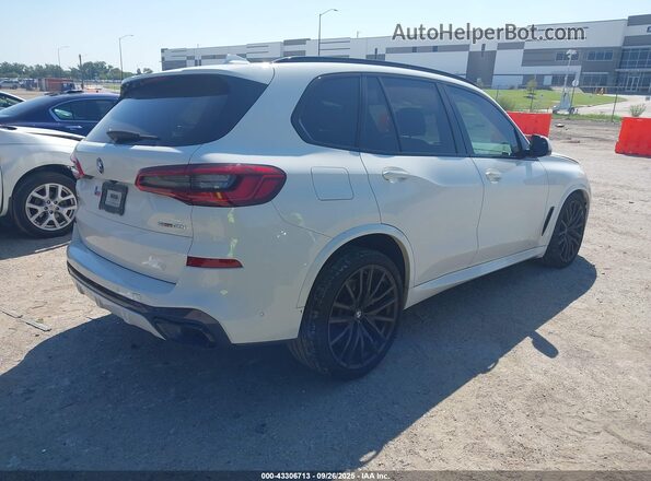 5UXCR4C04LLW63658 2020 BMW X5 White Trasero derecho