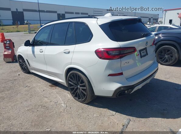 5UXCR4C04LLW63658 2020 BMW X5 White Trasero izquierdo