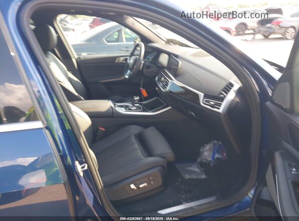 5UXCR4C07L9C49693 2020 BMW X5 Dark Blue Front interior view