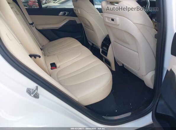 5UXCR6C01L9B19243 2020 BMW X5 White VIN sticker view