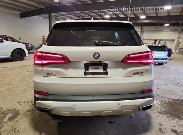 5UXCR6C01L9B87431 2020 BMW X5 White Вид ззаду