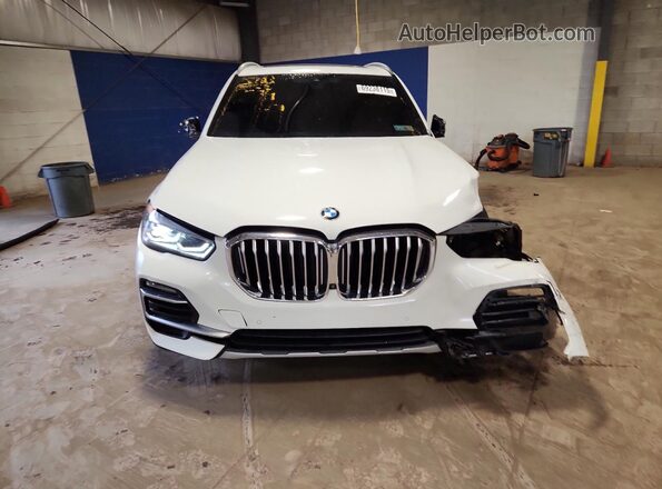5UXCR6C01L9B87431 2020 BMW X5 White Вид спереду