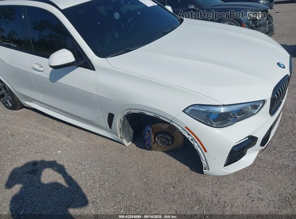 5UXCR6C01LLL65998 2020 BMW X5 White Դիմացի տեսք