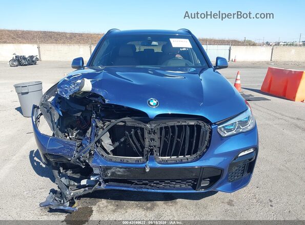 5UXCR6C03LLL74881 2020 BMW X5 Dark Blue უკანა სალონის ხედი