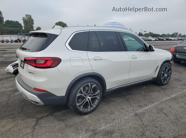 5UXCR6C03M9H52585 2021 BMW X5 Белый Задняя правая четверть