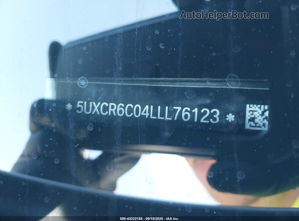 5UXCR6C04LLL76123 2020 BMW X5 White 
