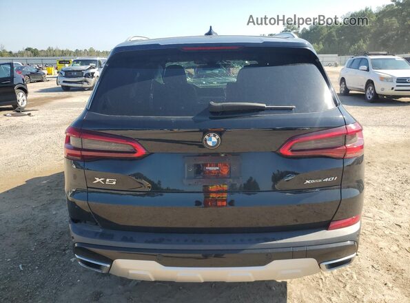 5UXCR6C06LLL82280 2020 BMW X5 Black Вид ззаду