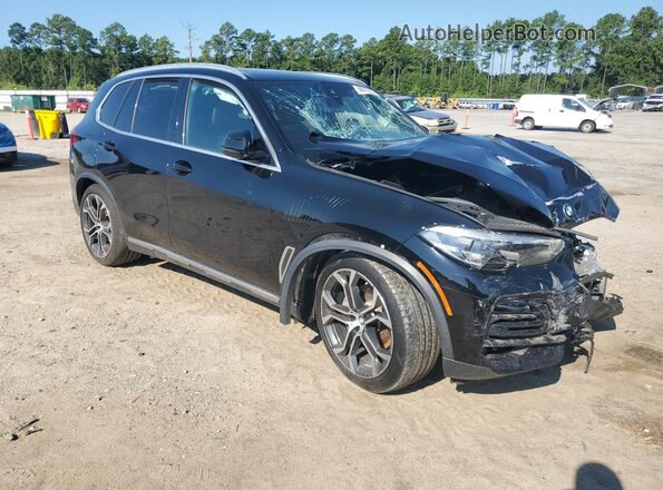 5UXCR6C06LLL82280 2020 BMW X5 Black Передня права чверть