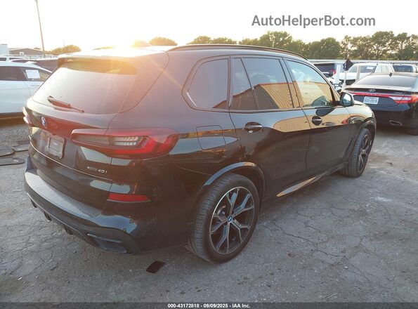 5UXCR6C07N9L64600 2022 BMW X5 Black Задня права чверть