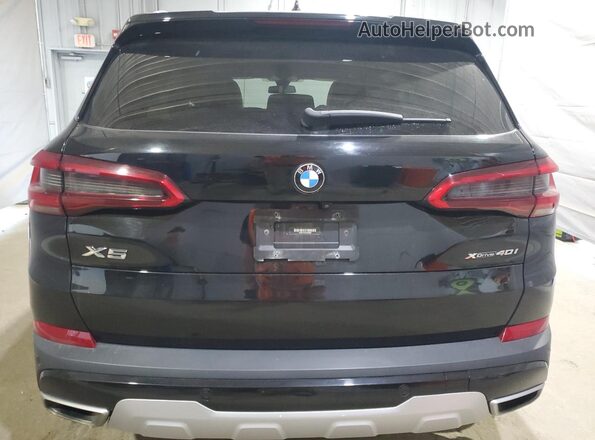 5UXCR6C08L9C02037 2020 BMW X5 Black Вид ззаду