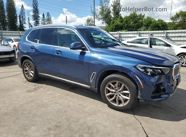 5UXCR6C09M9G07101 2021 BMW X5 Blue 