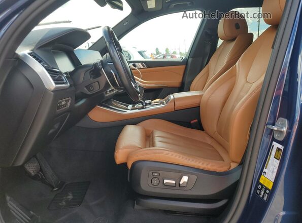 5UXCR6C09M9G07101 2021 BMW X5 Blue 