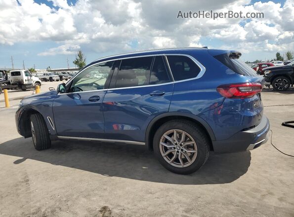 5UXCR6C09M9G07101 2021 BMW X5 Blue 