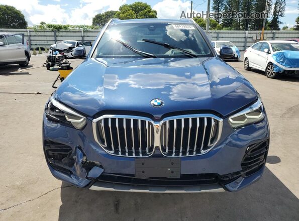 5UXCR6C09M9G07101 2021 BMW X5 Blue 