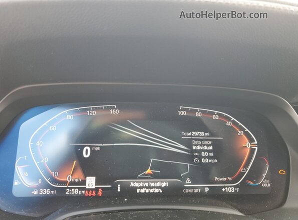 5UXCR6C09M9G07101 2021 BMW X5 Blue 
