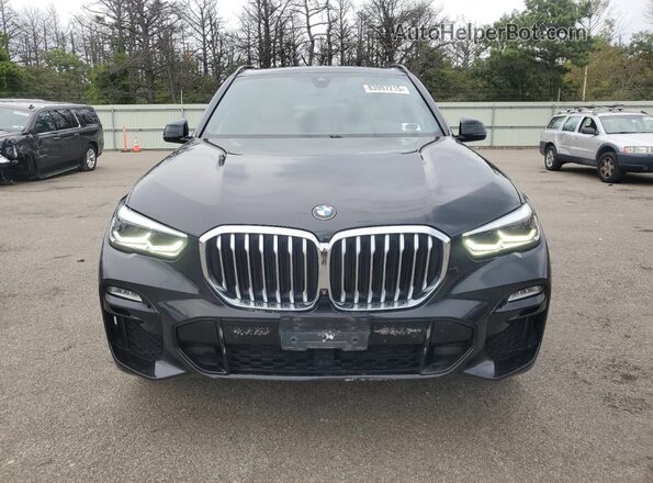 5UXCR6C0XM9E75644 2021 BMW X5 Black Front view