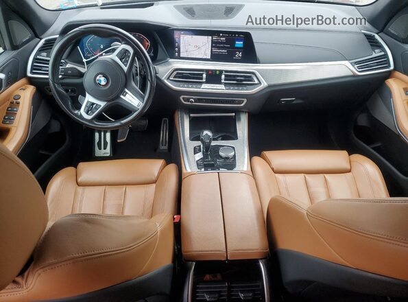 5UXCR6C0XM9E75644 2021 BMW X5 Black Dashboard view