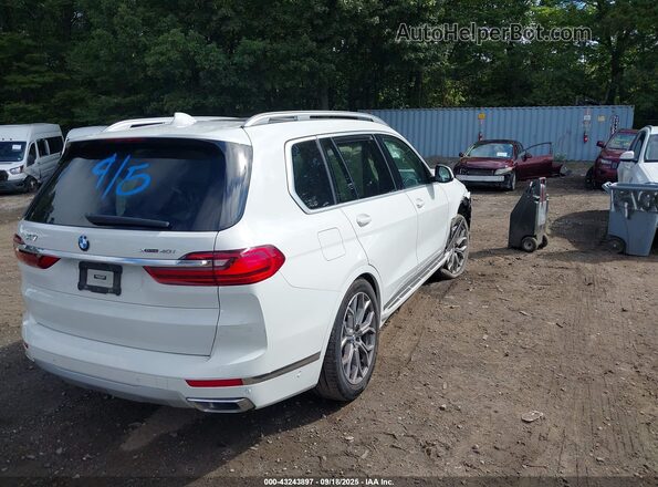 5UXCW2C00N9L75651 2022 BMW X7 White Trasero derecho