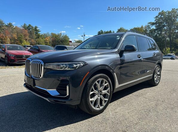 5UXCW2C01M9E35647 2021 BMW X7 Gray Задня ліва чверть