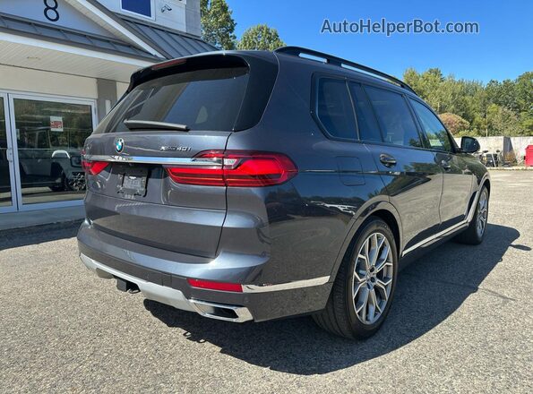 5UXCW2C01M9E35647 2021 BMW X7 Gray Передня права чверть