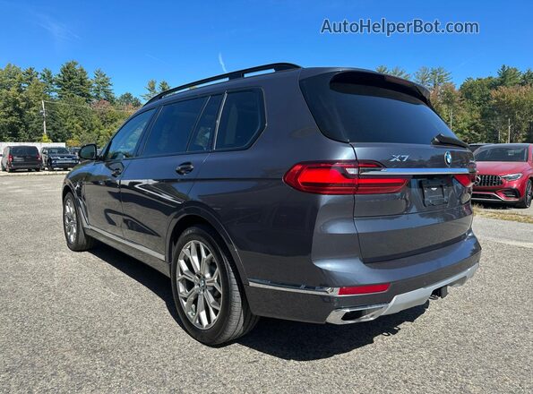 5UXCW2C01M9E35647 2021 BMW X7 Gray Задня права чверть