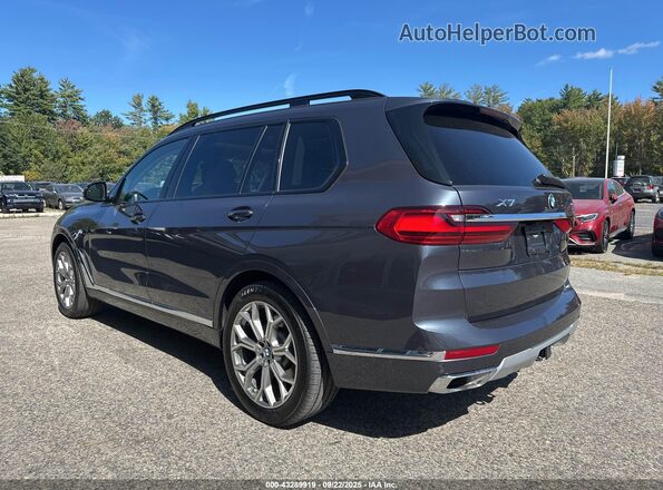 5UXCW2C01M9E35647 2021 BMW X7 Gray Задня ліва чверть