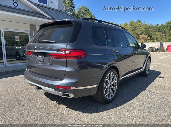 5UXCW2C01M9E35647 2021 BMW X7 Gray Задня права чверть